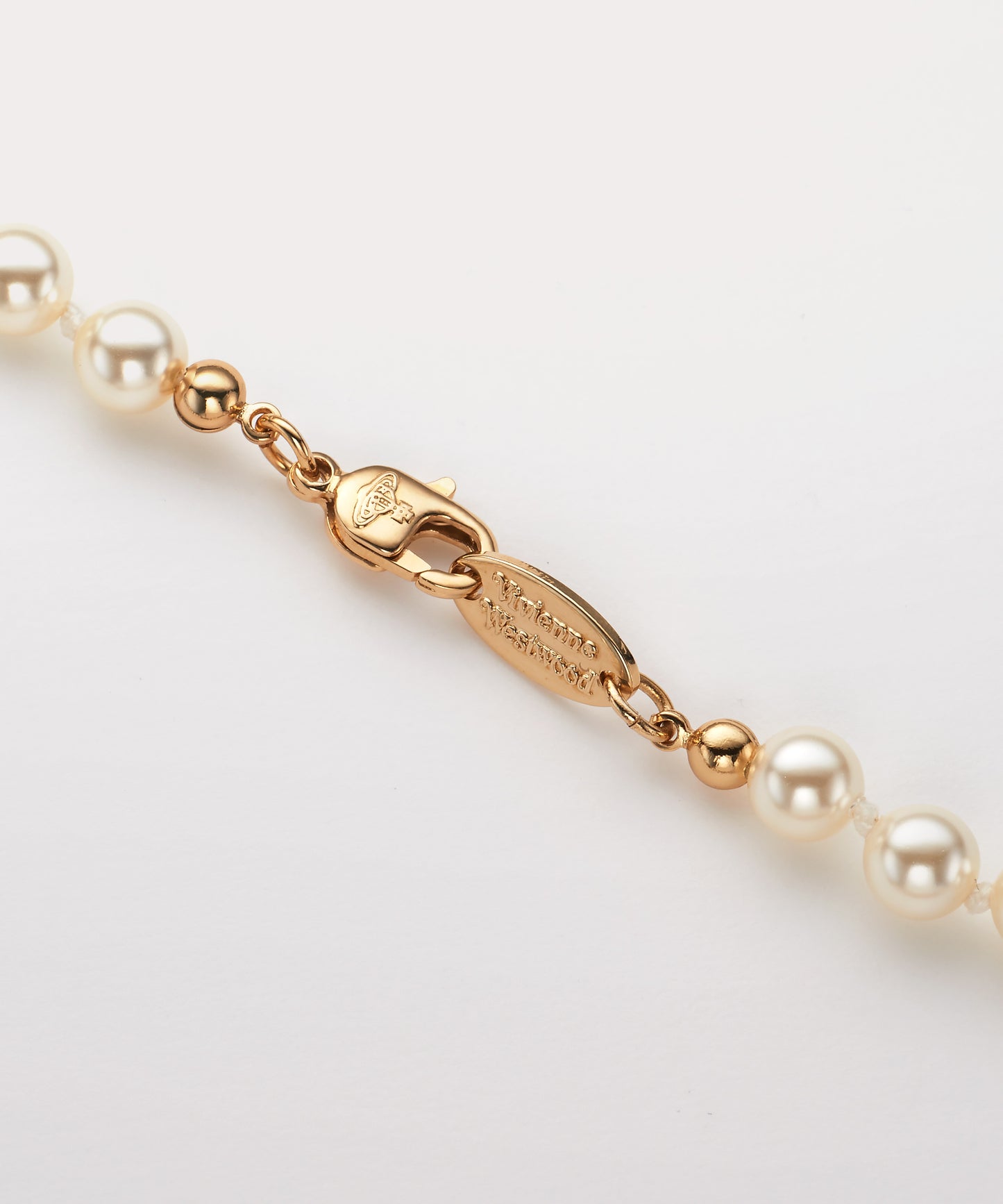 Vivienne Westwood Mini Bas Relief Pearl Choker 經典滿鑽土星珍珠頸鍊（共3色！）