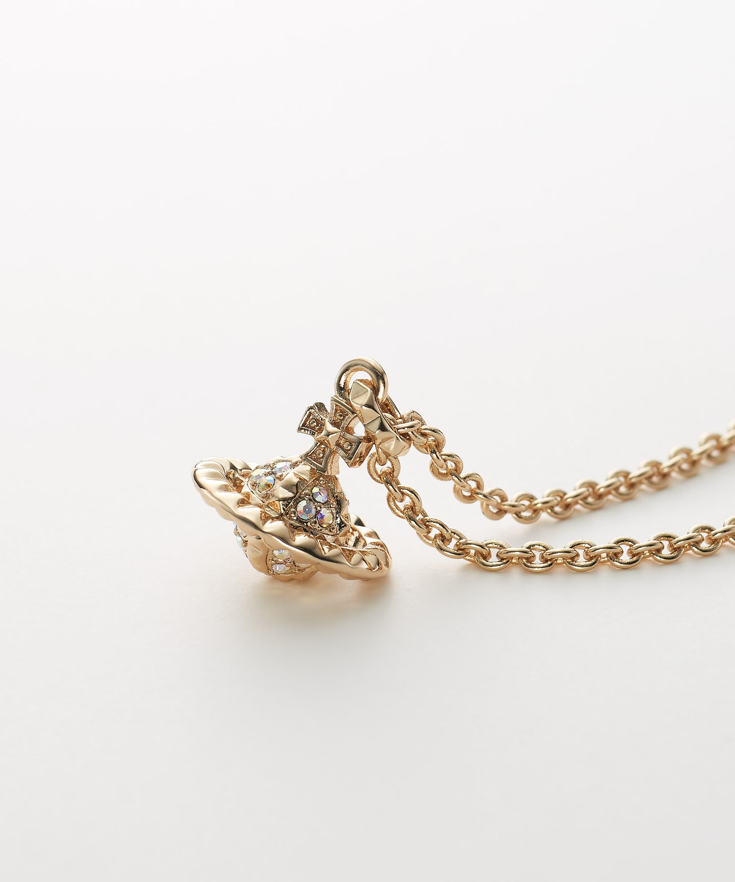 Vivienne Westwood Mayfair Small Orb Necklace 卯釘水晶立體土星項鍊（共3色！）