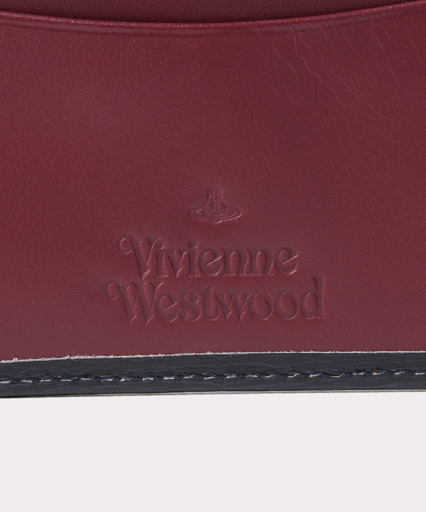 Vivienne Westwood Inside Color 撞色牛皮雙折皮夾