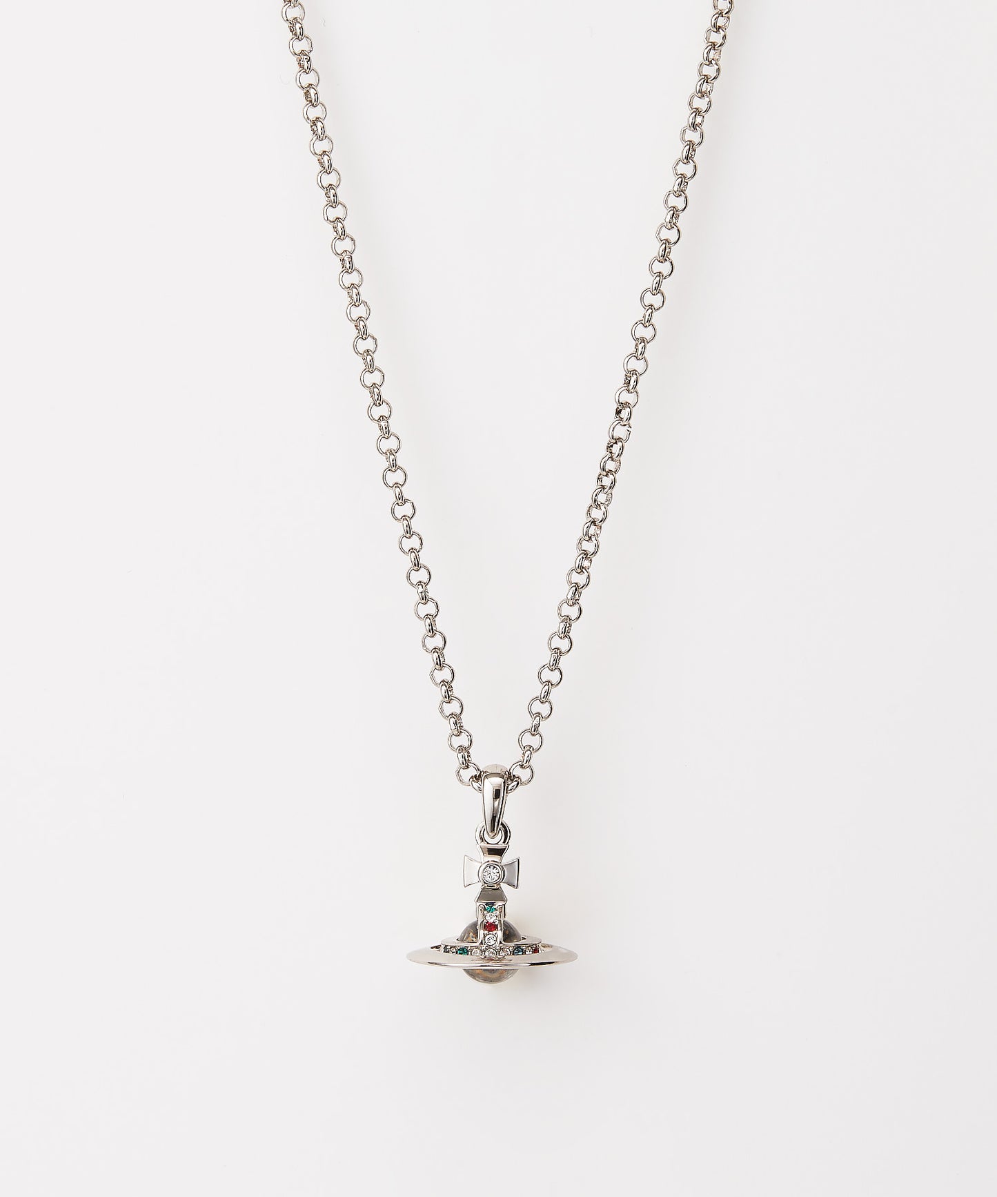 （現貨！) Vivienne Westwood Man New Petite Necklace 男款小號立體土星項鍊