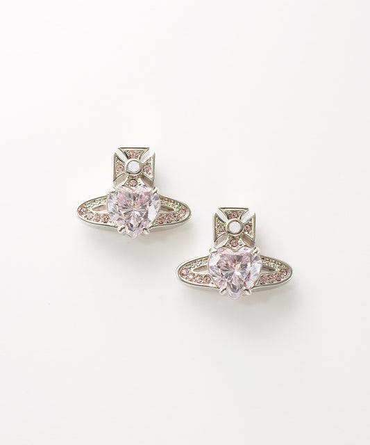 Vivienne Westwood Ariella Earrings 愛心水晶土星耳環（共2色！）