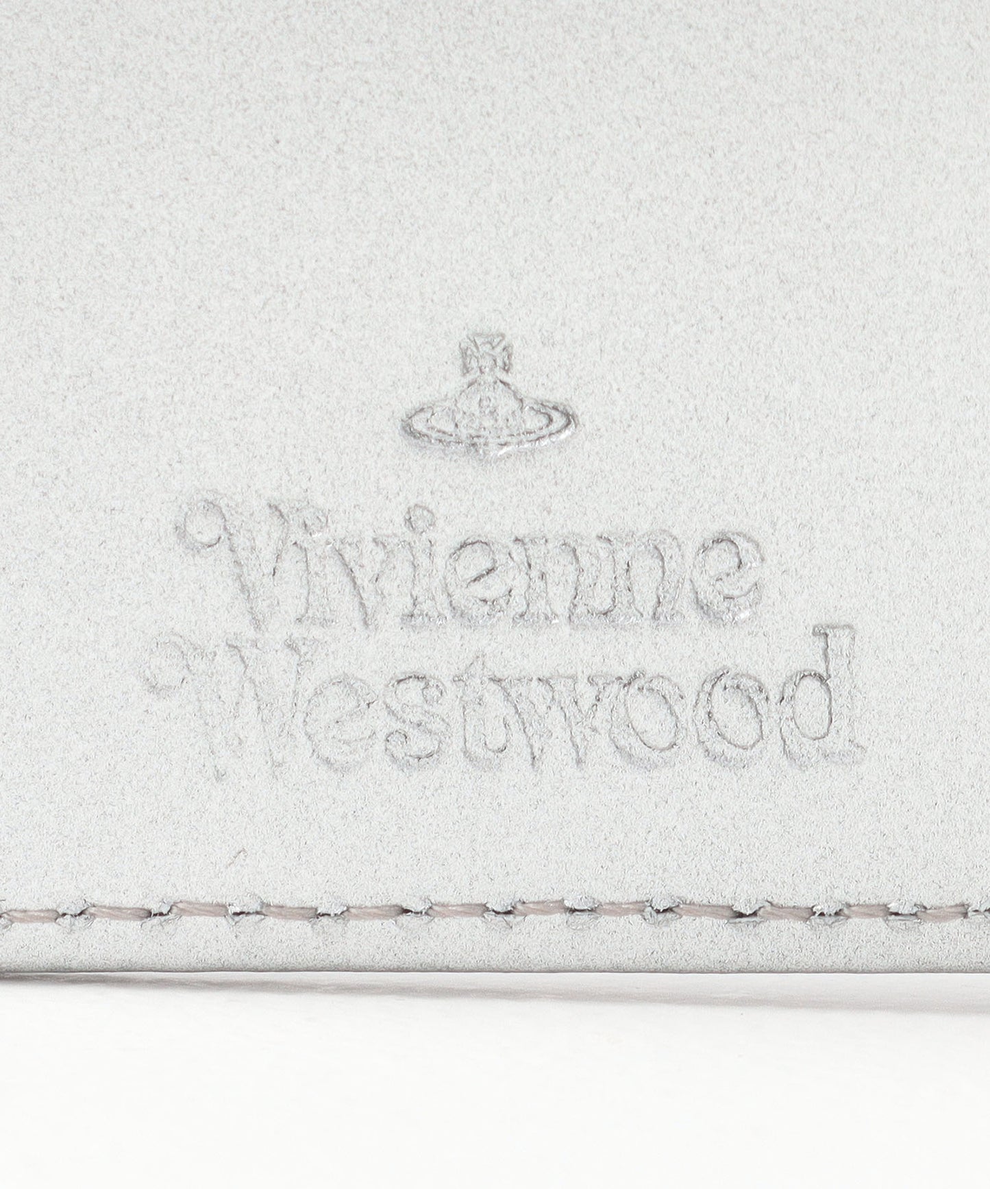 Vivienne Westwood 簡約郵票拉鍊三折短夾 (共2色）