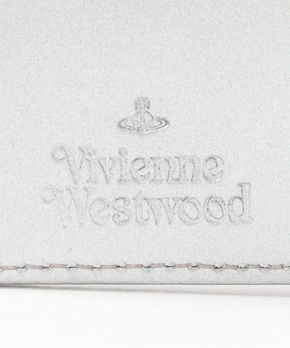 Vivienne Westwood 簡約郵票拉鍊三折短夾 (共2色）