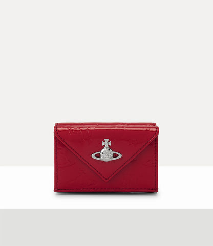 日本限定！Vivienne Westwood Jean Envelope Wallet 立體土星壓紋漆皮三折信封短夾 （共2色！）