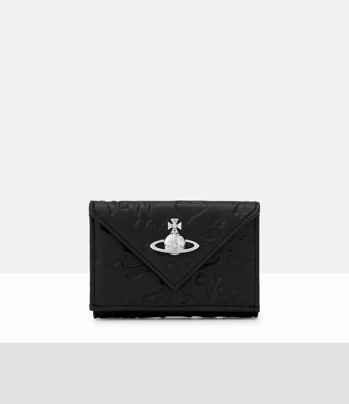 日本限定！Vivienne Westwood Envelope Wallet 立體土星壓紋霧面三折信封短夾 （共2色！）