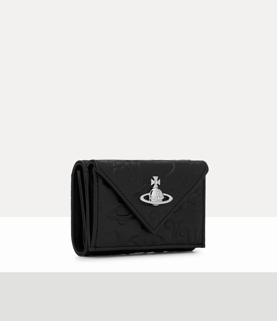 日本限定！Vivienne Westwood Envelope Wallet 立體土星壓紋霧面三折信封短夾 （共2色！）