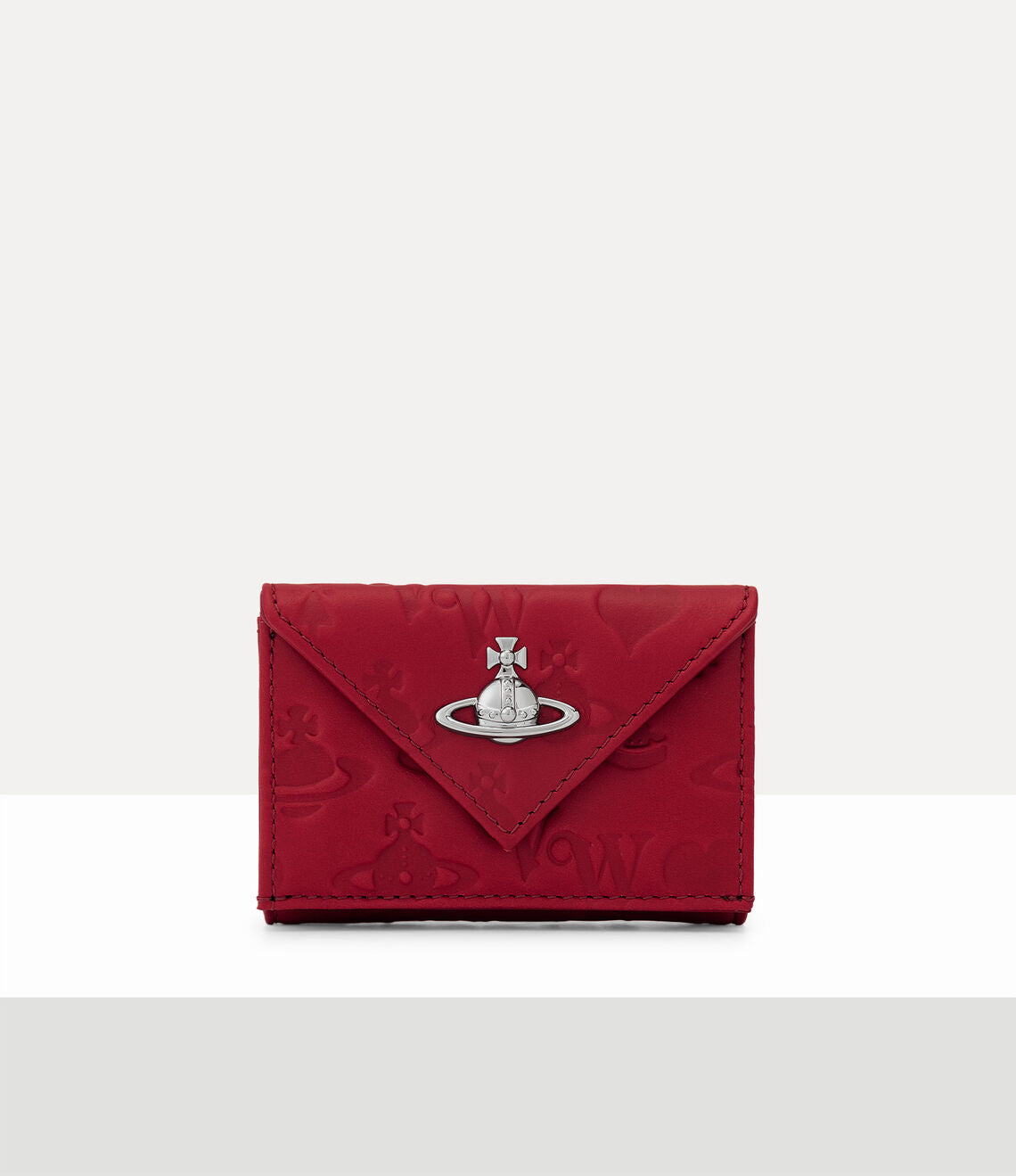 日本限定！Vivienne Westwood Envelope Wallet 立體土星壓紋霧面三折信封短夾 （共2色！）