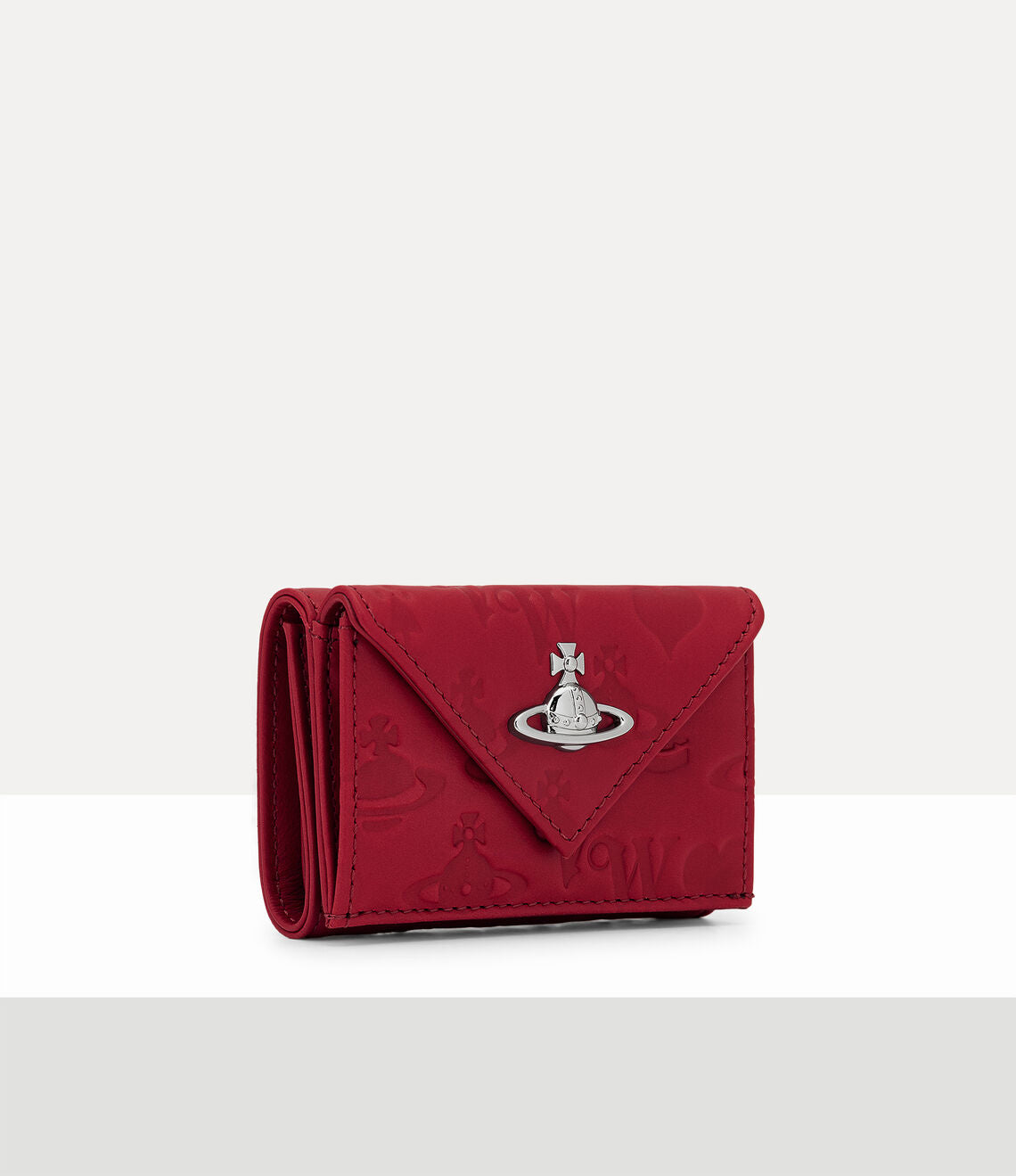 日本限定！Vivienne Westwood Envelope Wallet 立體土星壓紋霧面三折信封短夾 （共2色！）