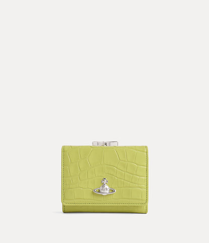 （限時特價！）Vivienne Westwood CROCODILE Frame Wallet 鱷魚紋立體土星三折口金短夾 （共5色！）