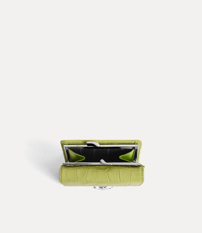 （限時特價！）Vivienne Westwood CROCODILE Frame Wallet 鱷魚紋立體土星三折口金短夾 （共5色！）