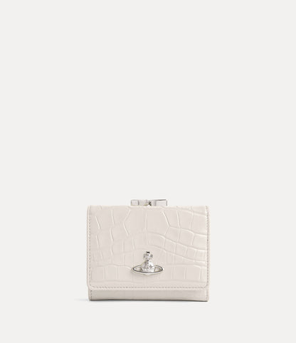 （限時特價！）Vivienne Westwood CROCODILE Frame Wallet 鱷魚紋立體土星三折口金短夾 （共5色！）