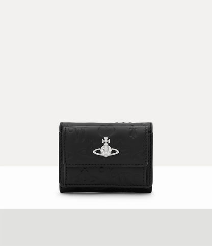 日本限定！Vivienne Westwood Small Flap Wallet 立體土星壓紋三折短夾 （共2色！）
