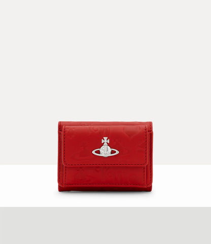 日本限定！Vivienne Westwood Small Flap Wallet 立體土星壓紋三折短夾 （共2色！）