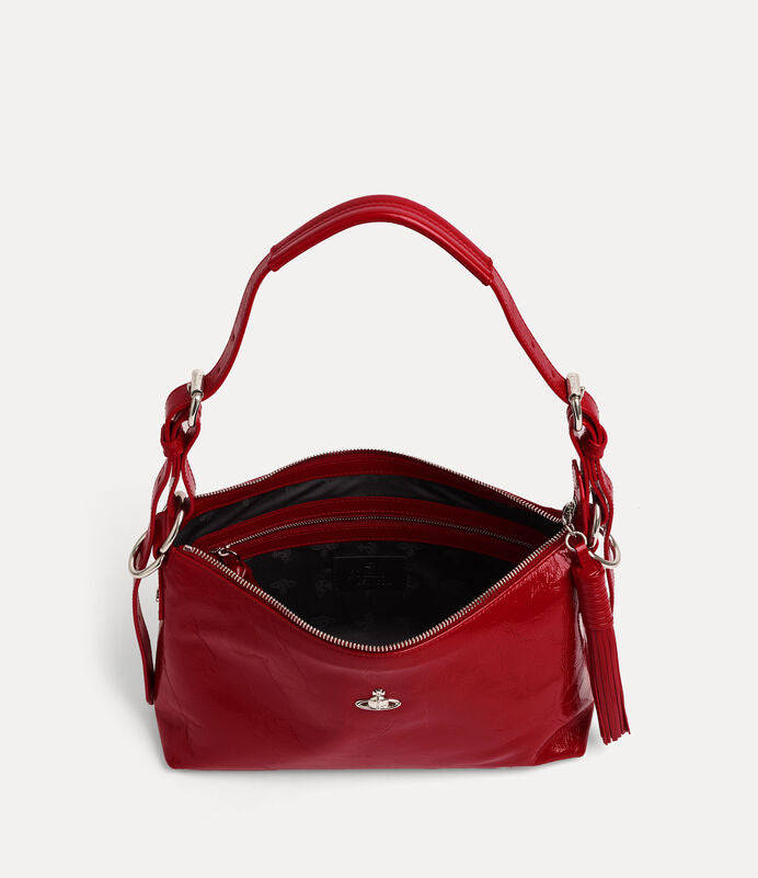 Vivienne Westwood Emma Bag 亮面漆皮肩背包（共2色！）
