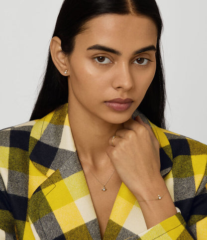 Vivienne Westwood Battersea Pendant Necklace 純金小土星項鍊