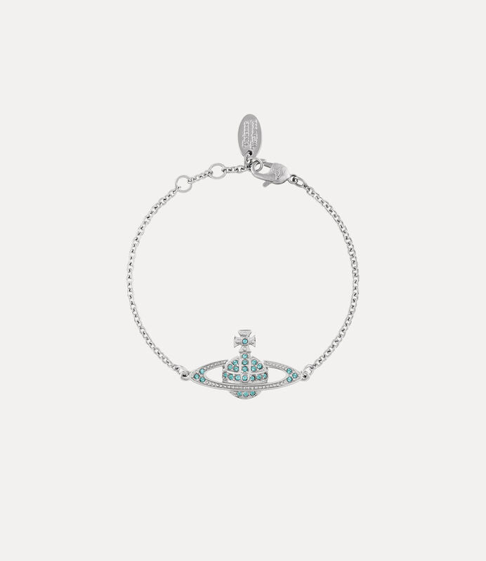 Vivienne Westwood Mini Bas Relief Bracelet 經典滿鑽土星手鍊（共4色！）