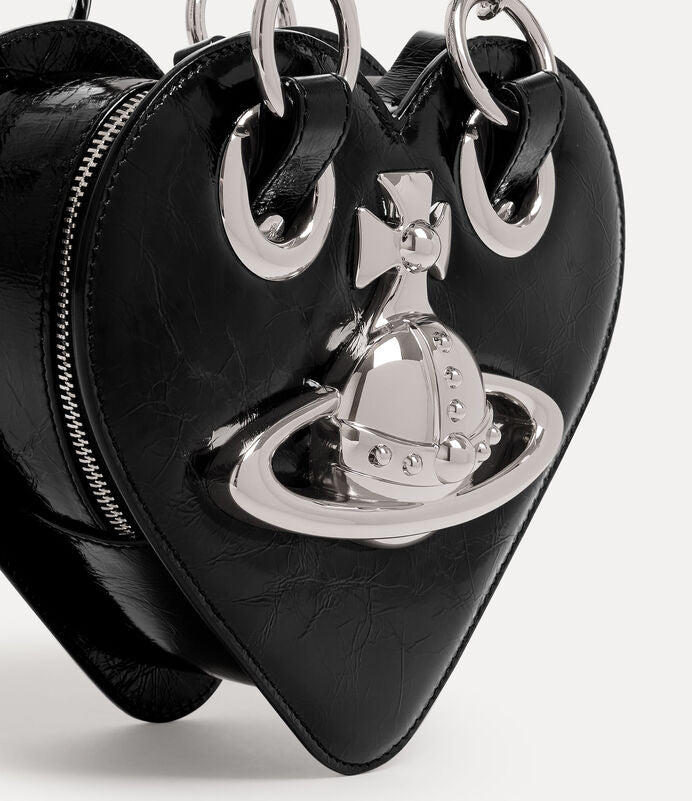 Vivienne Westwood Heart Chain Bag 立體土星愛心雙鏈包