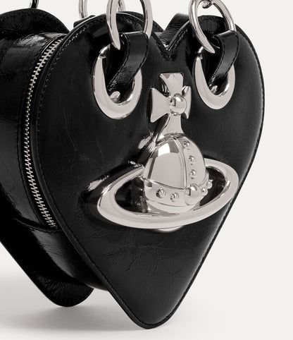 Vivienne Westwood Heart Chain Bag 立體土星愛心雙鏈包