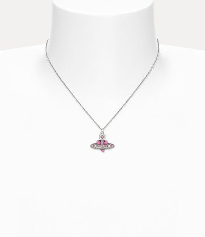 （現貨！）Vivienne Westwood New diamante heart pendant Necklace 復刻愛心土星項鍊