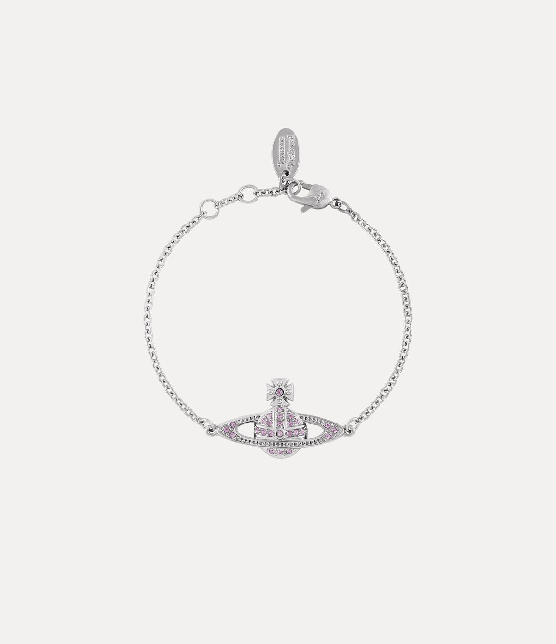 Vivienne Westwood Mini Bas Relief Bracelet 經典滿鑽土星手鍊（共4色！）