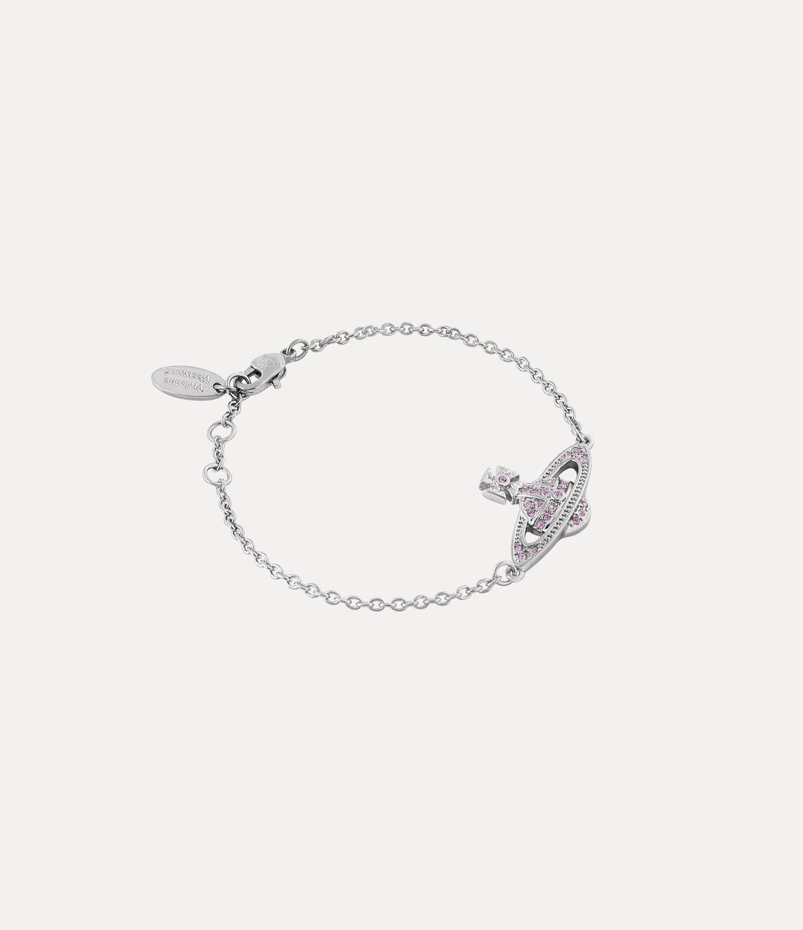 Vivienne Westwood Mini Bas Relief Bracelet 經典滿鑽土星手鍊（共4色！）