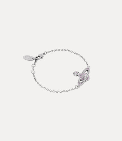 Vivienne Westwood Mini Bas Relief Bracelet 經典滿鑽土星手鍊（共4色！）