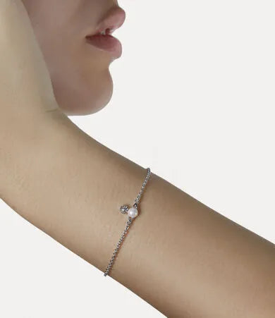 Vivienne Westwood Balbina Bracelet 袖珍珍珠土星手鍊(共3色!)