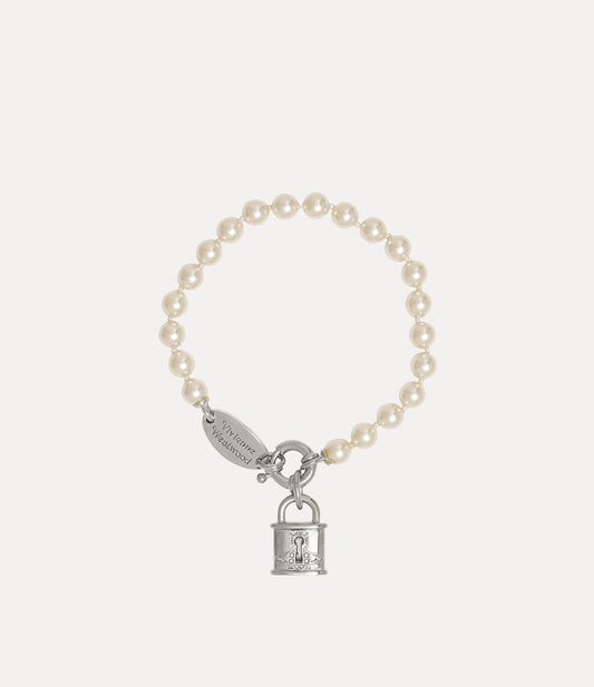 Vivienne Westwood Celestia Small Pearl Bracelet 鎖頭水滴珍珠手鍊