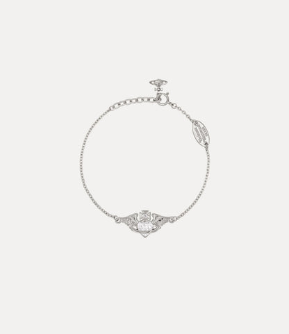 Vivienne Westwood Galena Bracelet 純銀愛心翅膀水晶手鍊 （共2色！）