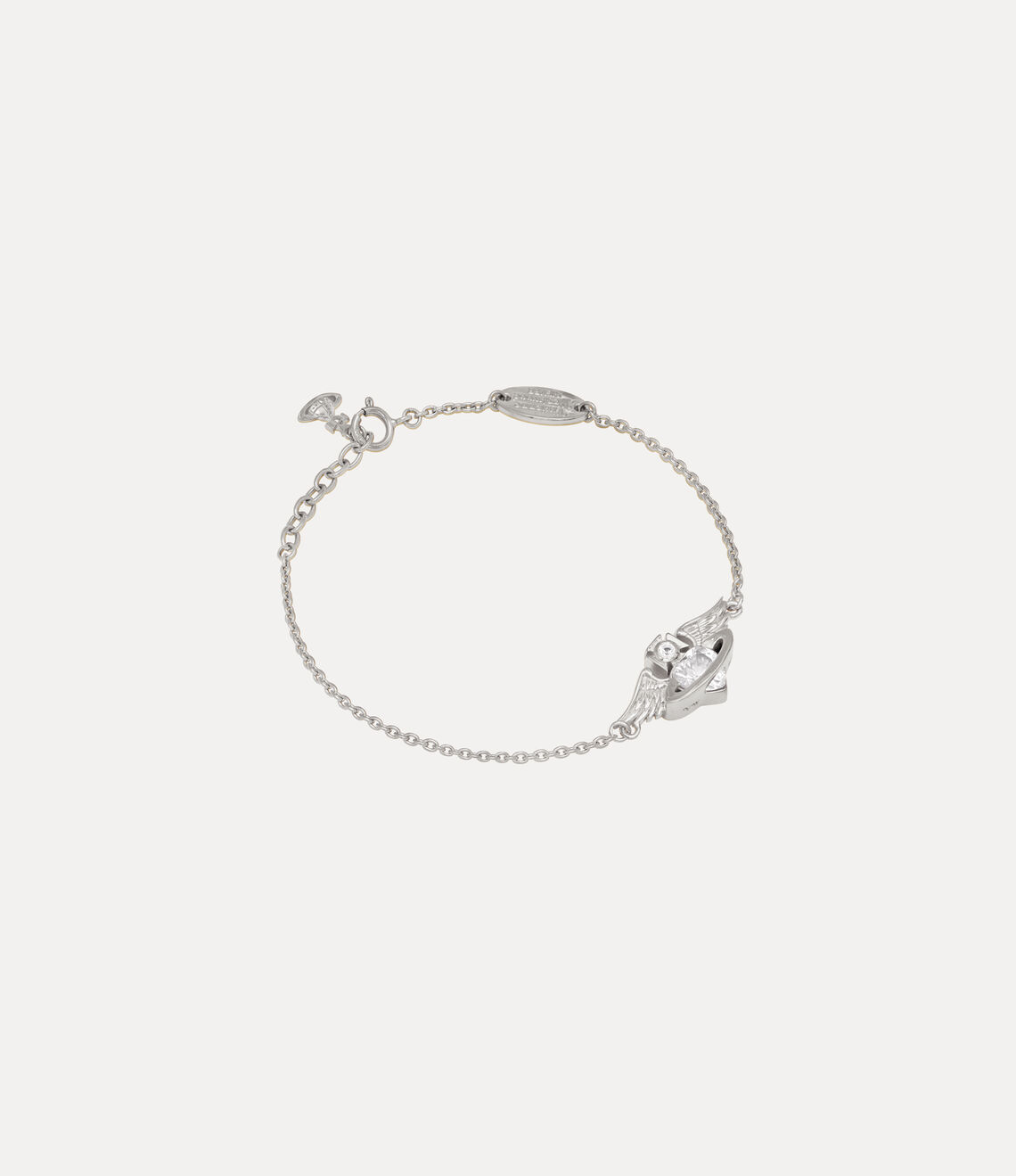 Vivienne Westwood Galena Bracelet 純銀愛心翅膀水晶手鍊 （共2色！）