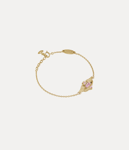 Vivienne Westwood Galena Bracelet 純銀愛心翅膀水晶手鍊 （共2色！）
