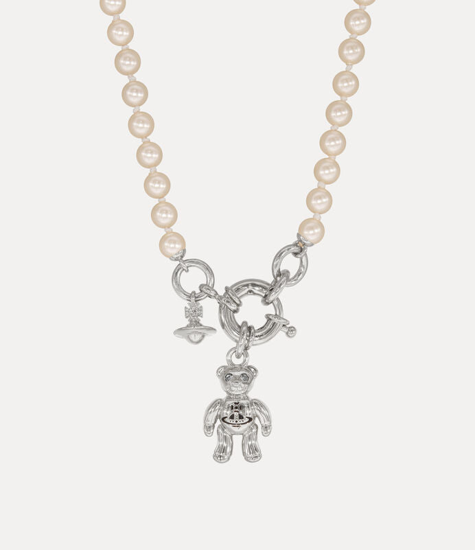 Vivienne Westwood Ruby Pearl Necklace 泰迪珍珠項鏈（共2色！）