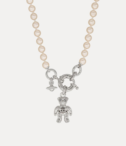 Vivienne Westwood Ruby Pearl Necklace 泰迪珍珠項鏈（共2色！）