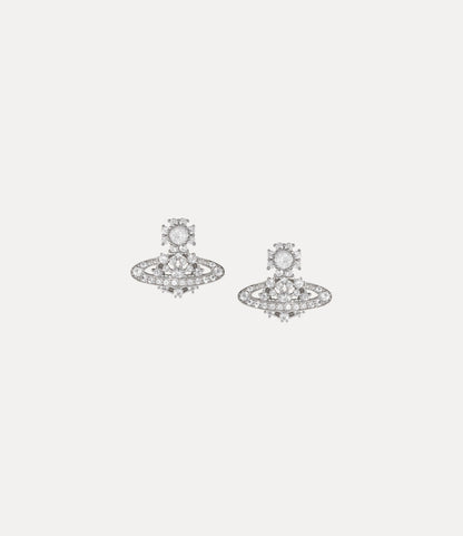Vivienne Westwood Narcissa Earrings 純銀雪花土星耳環
