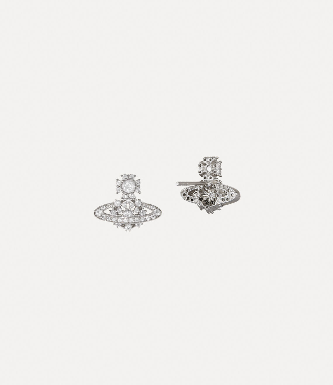 Vivienne Westwood Narcissa Earrings 純銀雪花土星耳環