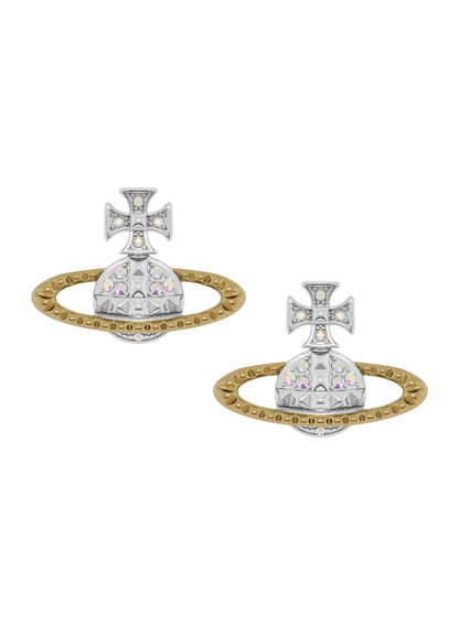 （限時特價！）Vivienne Westwood Mayfair Earrings 卯釘水晶土星耳環（共4色！）