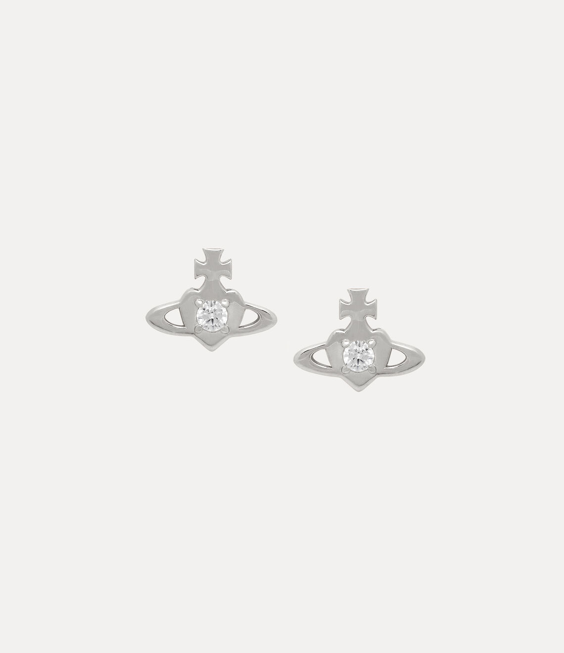 （現貨！）Vivienne Westwood Noella Earrings 愛心土星純銀耳環（共2色！）