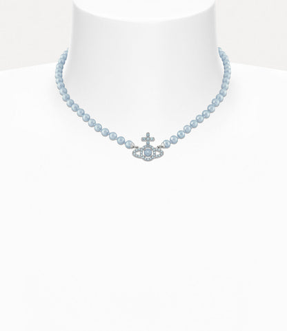 Vivienne Westwood Olymphia pearl Necklace 滿鑽珍珠土星頸鍊