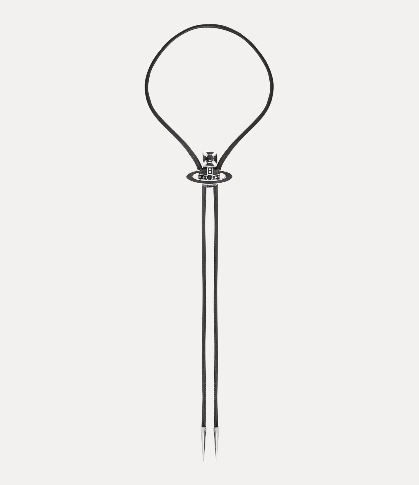 Vivienne Westwood Man. Bolo Tie 經典立體法瑯龐克皮革土星領帶鏈