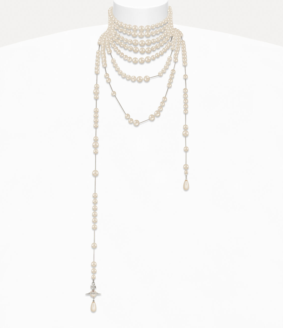 Vivienne Westwood Felicity Pearl Necklace 經典千層破碎珍珠頸鍊（共2色！）