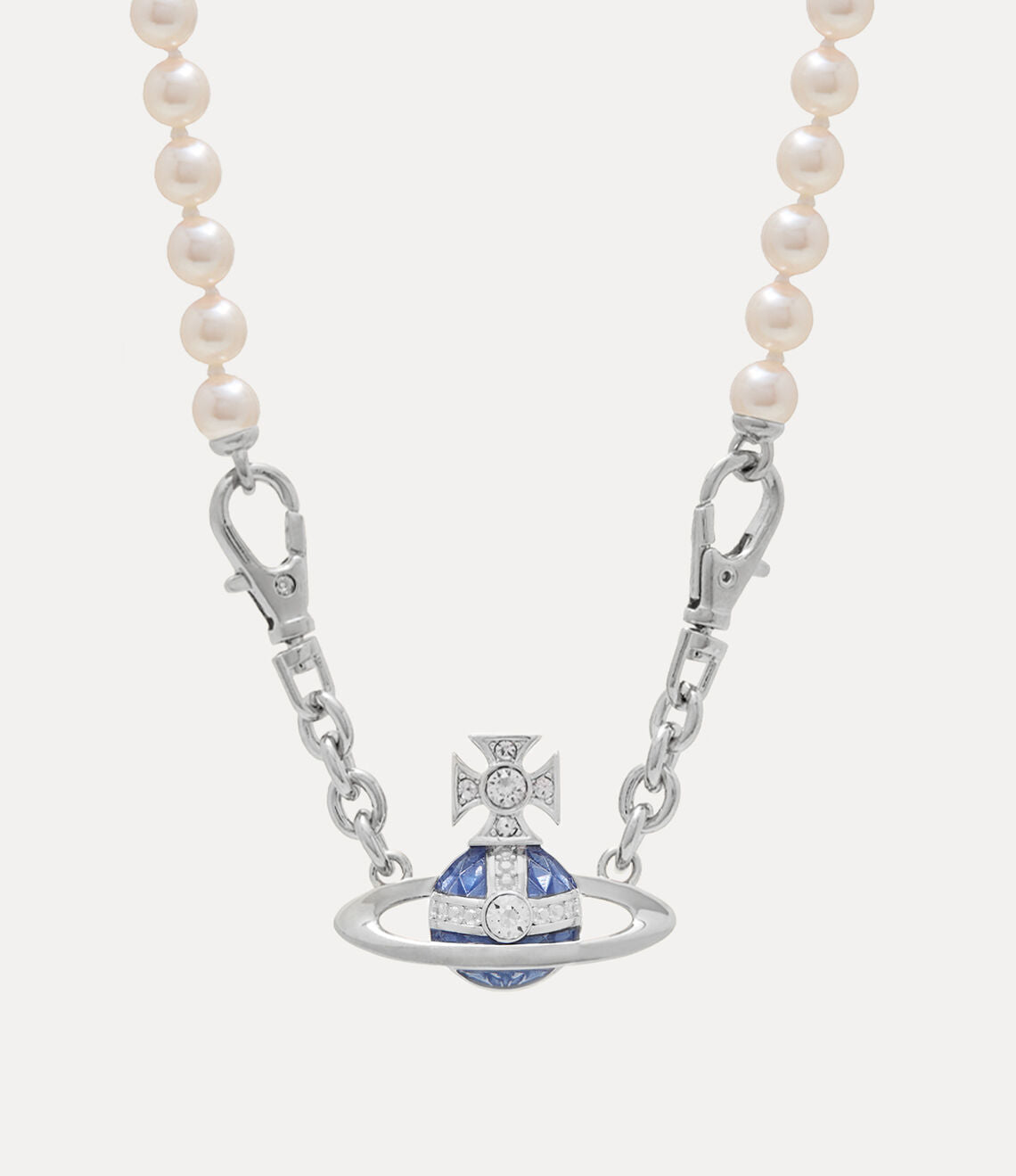 Vivienne Westwood Aïda Bas Relief Necklace 精典土星珍珠項鏈（共2色！）