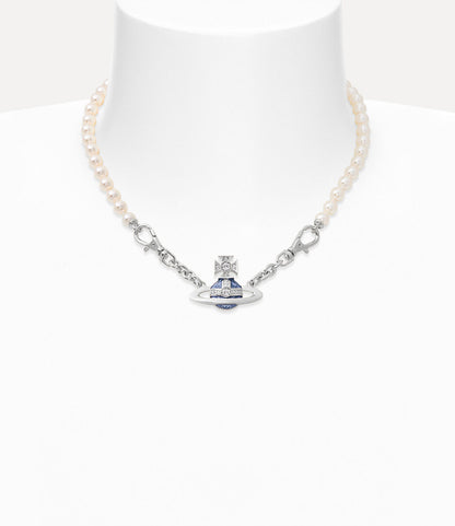 Vivienne Westwood Aïda Bas Relief Necklace 精典土星珍珠項鏈（共2色！）