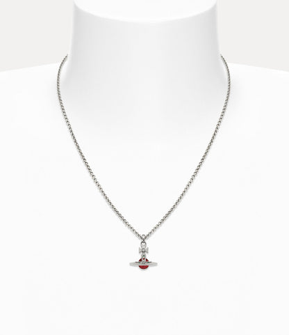 Vivienne Westwood New Petite Orb Pendant Necklace 限定限量闇紅立體土星小號項鍊