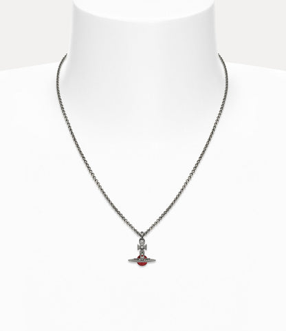 Vivienne Westwood New Petite Orb Pendant Necklace 限定限量闇紅立體土星小號項鍊