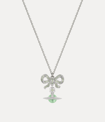 Vivienne Westwood Octavie Necklace 夢幻立體蝴蝶結土星純銀項鍊（共5色！）