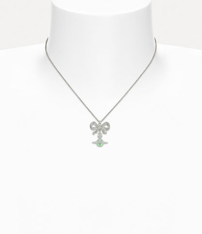 Vivienne Westwood Octavie Necklace 夢幻立體蝴蝶結土星純銀項鍊（共5色！）