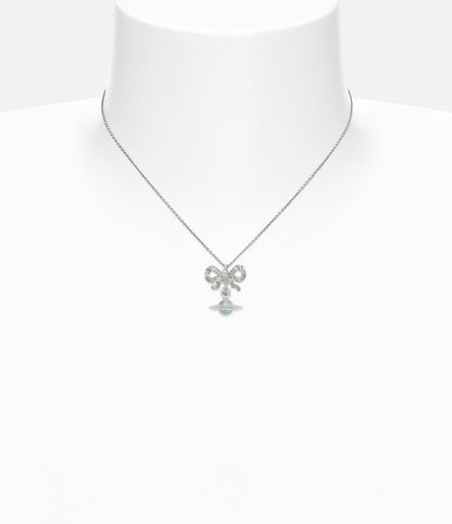 Vivienne Westwood Octavie Necklace 夢幻立體蝴蝶結土星純銀項鍊（共7色！）