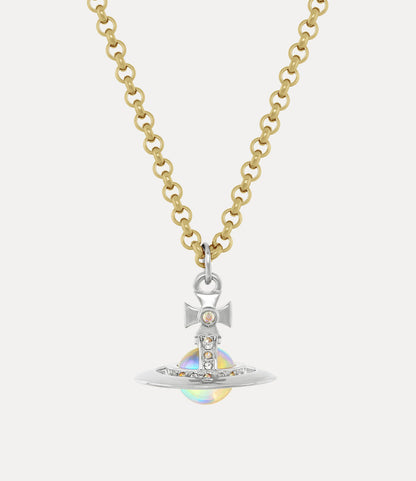 Vivienne Westwood Man. New Petite & Tiny Aurora Orb Pendant Necklace 限定限量極光撞色立體土星小號中號項鍊