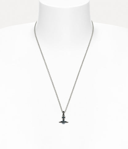 Vivienne Westwood Man. Petite & Tiny Blue ORB Necklace 限定限量闇黑藍立體土星項鍊（全尺寸！） (副本)