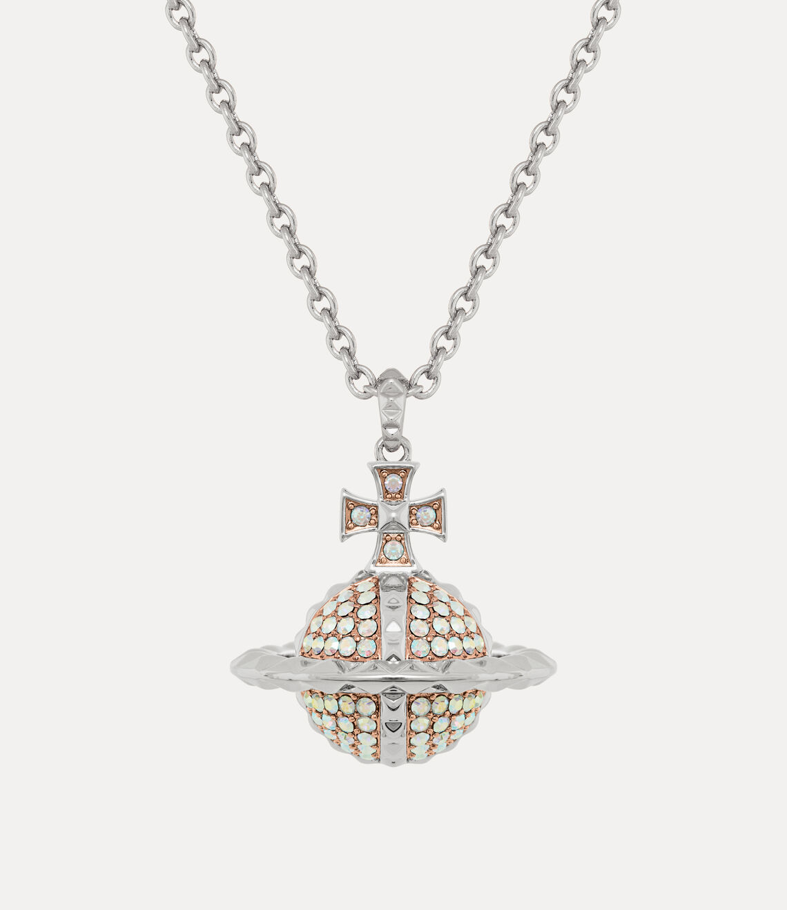 Vivienne Westwood Mayfair Large Orb Pendent Necklace 卯釘水晶立體大土星項鍊 （共3色！）